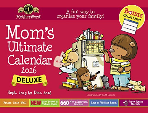 motherword deluxe english wall calendar 2016