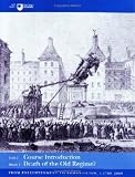 Course Introduction and Death of the Old Regime?