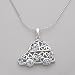 Heart Necklace With 0.60ctw Genuine Topazes Crafted in 925 Sterling silver. Total item weight 6.5g Length 16in