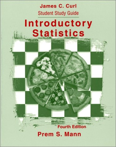 Introductory Statistics, Student Study Guide