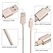 Bestfy 10 Feet Extra Long Tangle-Free Nylon Braided Micro USB 2.0 Power Cable Cord With Aluminum Heads for Smartphones, Tablets, MP3 Players - Golden
