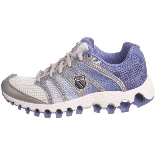 KSWISS Women's Ladies Tubes Run 100 Aa White/Silver/Violet Storm Trainer 92316-187-M 3 UK