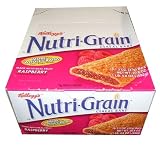 Kellogs Raspberry Nutri Grain Cereal Bars Sixteen 1.3 Ounce Bars