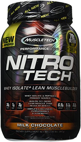 Muscletech Products - Nitro Tech Performance Series Whey Isolate Chocolate - 2 lbs.