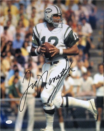 Joe Namath Autographed/Hand Signed New York Jets 16x20 Photo