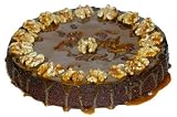 Gluten Free, Wheat Free Caramel Walnut Belgian Chocolate Brownies