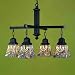 LAMPS BEAUTIFUL Craftsman Mission Glasgow Bungalow 4-Light Chandelier by Meyda Tiffany
