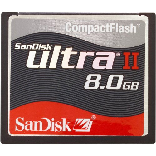 SanDisk 8GB/15MB Ultra II CF Card ( SDCFH-008G-A11, US Retail Package )