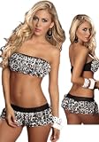 Sexy Stripper Outfit - Black 2 Piece Set