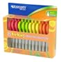Westcott 13141 5" Children's Scissors with Storage Rack - Assorted Colors (12-Pack)