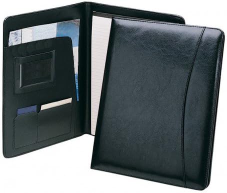 High Quality Professional Padfolio - Includes Writing Pad, Pen Loop, Card &amp; ID Slots, and Extra Pockets