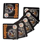 NFL Football Six Piece Paper Euro Coaster Set