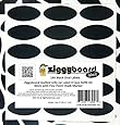 Ziggyboard Chalkboard Jelly Jar Quilted Crystal Canning Labels Refill Kit 144 Oval Shape Stickers Labels Only No Marker