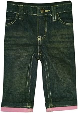 Falls Creek Baby Girls Comfort Knitwaist Jeans - (Size 3-6 Months)