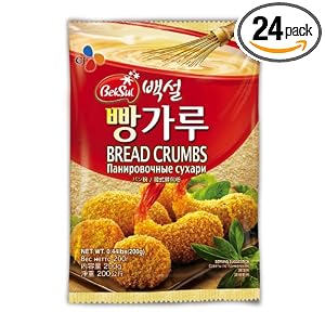 CJ Bread Crumbs Mix, 7.05-Ounce Packages (Pack of 24) by CJ