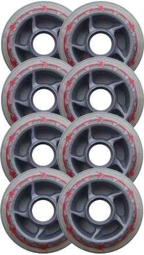 BARBED WIRE 80mm 80a Rollerblade INLINE Wheels 8-Pack