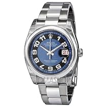 Big Sale Rolex Datejust Blue Dial Automatic Stainless Steel Ladies Watch 116200BLBKAO