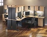 Modular Office Furniture Set 1 - Series A Beech Collection - Bush Office Fu ....