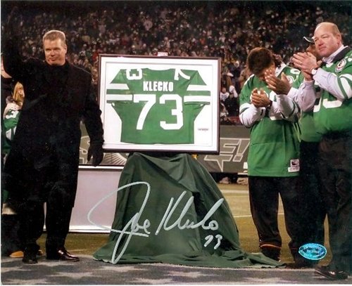 Joe Klecko Autographed/Hand Signed 8x10 Photo (New York Jets) retirement