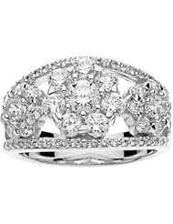 14K White Gold Diamond Ring - 2.00 Ct. -- LIFETIME WARRANTY