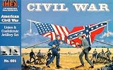Union-Confederate Artillery Set Civil War Figures by Imex