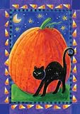 Pumpkin & Cat House Flag