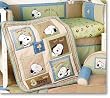 Lambs & Ivy Snoopy 3 Piece Cradle Baby Bedding Set
