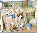 Lambs & Ivy Snoopy 3 Piece Cradle Baby Bedding Set