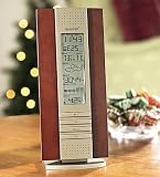 La Crosse Technology Cherry Storm Forecaster with Indoor/Outdoor Temperature, Barometer, Humidity, Date and Time Displayed