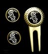 Chicago White Sox Divot Tool Golf Ball (2) Marker Set