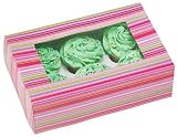 Wilton set of 2 Cupcake Boxes, Holds 6 Standard Cupcakes