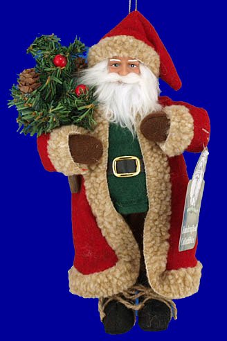 9 1/2″ tall Bring Tree Santa Doll or Ornament by Santa’s Workshop Christmas Ornament 9 1/2″ tall Bring Tree Santa Doll or Ornament by Santa’s Workshop Christmas Ornament