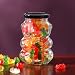 Teddy Bear Glass Gift Jar with Gummy Bears