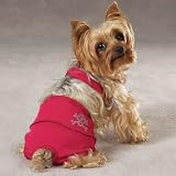 Dog Bikini - Skull & Crossbones Dog Bikini - Raspberry Sorbet - Small (S)