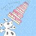 Dog & Cake Birthday Card
