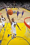 Detroit Pistons v Golden State Warriors: Monta Ellis Photographic Poster Print by Rocky Widner, 8x12