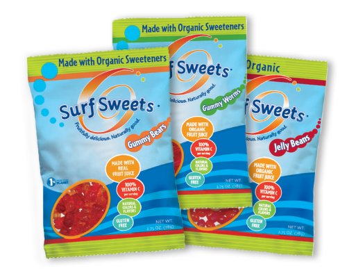 Surf Sweets Best Seller Variety Pack, 2.75 Ounce (Pack of 12 - 4 Each of Gummy Bears, Gummy Worms and Jelly Beans)