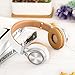 AILIHEN C8 Lightweight Headphones with Microphone and Volume Control for iPad Tablets iPhone iPod Smartphones Laptop Computer PC Mp3/4 (White/Brown)