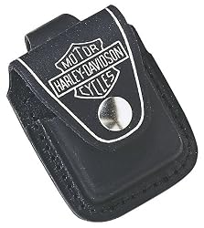 Zippo Lighter Pouch (Black, 3.50 x 2.50 x 2 cm)