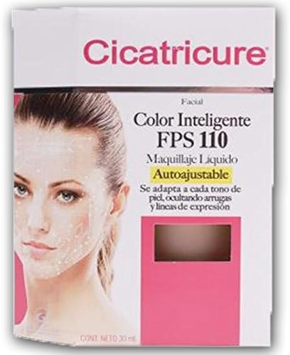 Cicatricure Intelligent Color SPF 50 Liquid Makeup, Self-adjusting, Adapts to Your Skin Tone, Hide Wrinkles and Expression Lines Prevents Photoaging