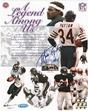 Walter Payton Autographed Chicago Bears Legend Among Us Collage 8x10 Photo
