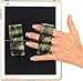 LAZY-HANDS Heavy-Duty 3-Loop Grips (x2 Grips) for Tablets - XL (Camouflage)