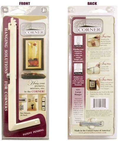 Picture This Corner 16-24-Inch Corner Hanger, Large