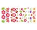 Tools & Hardware : Flower, Pots, Butterfly & Ladybug Wall Decor Stickers