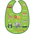 Wild Animals All Over Bib by Crocodile Creek Wild Animals All Over Bib by Crocodile Creek