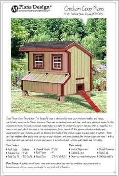 x6' Chicken Coop / Hen House Plans, Saltbox Roof Style (How to build ...