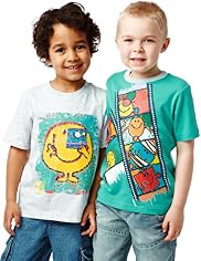 2 Pack Short Sleeve Mr. Men™ T-Shirts