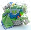 Froggy Friends Personalized Baby Gift Basket