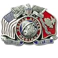 These Colors Dont Run Marine Pewter Belt Buckle