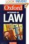 A Dictionary of Law (Oxford Paperback Reference)